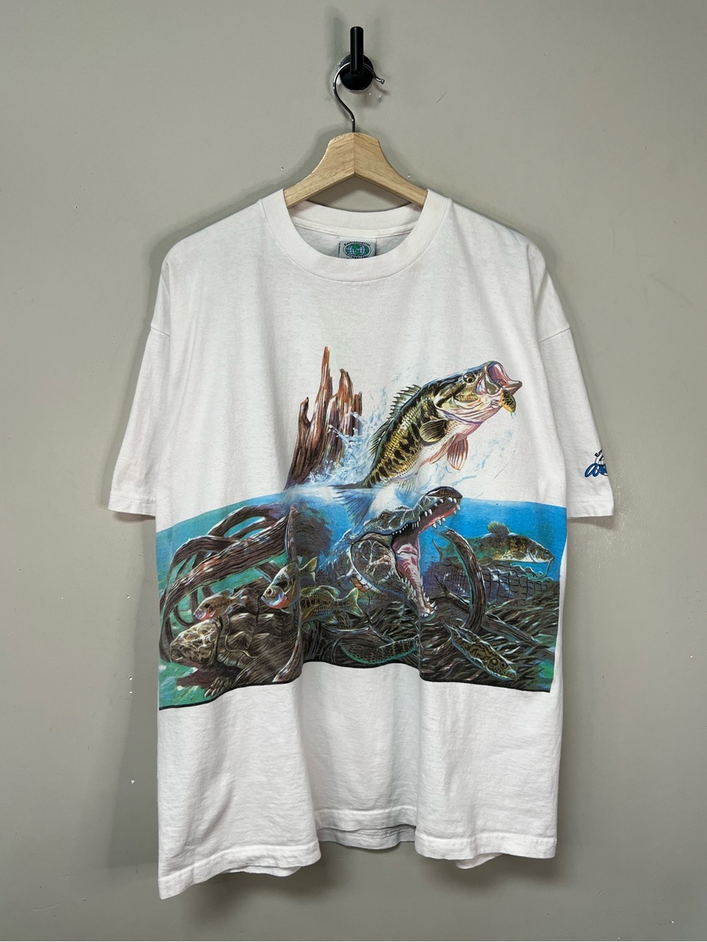 Vintage 90s Fishing T Shirt